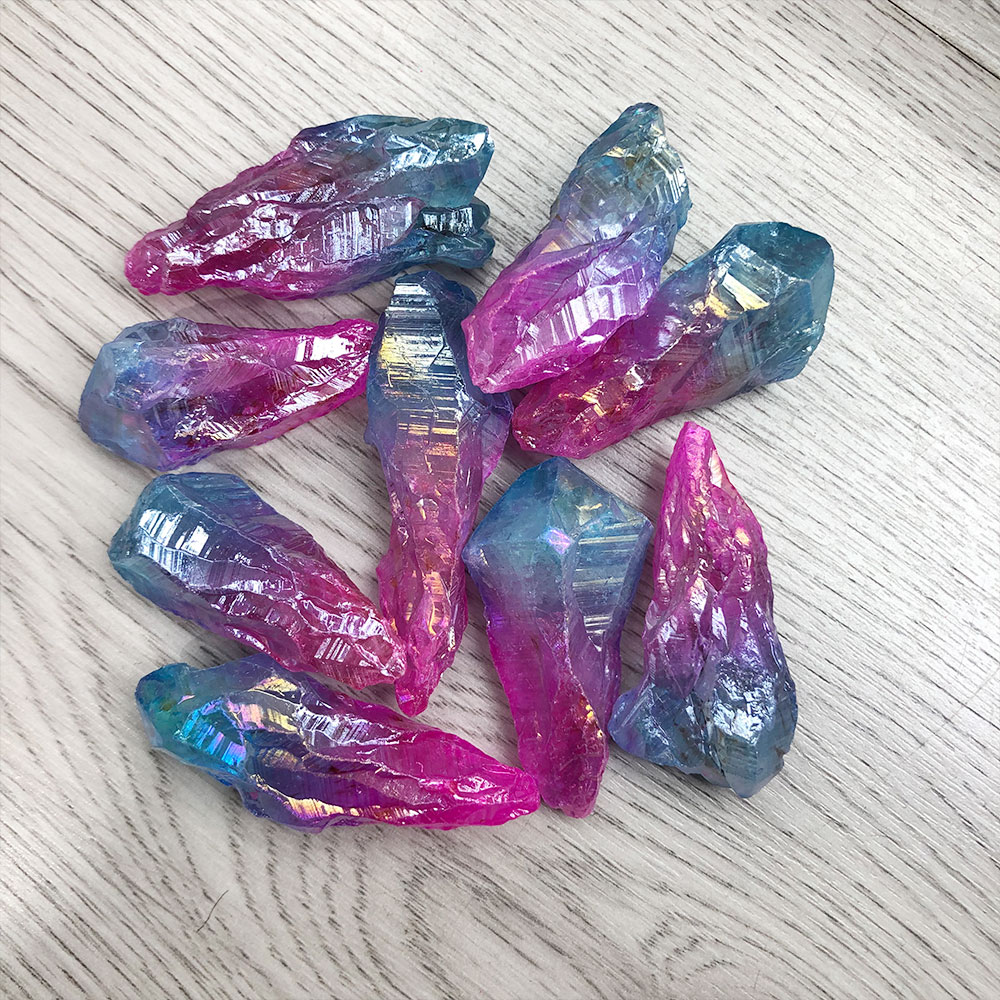 1 PC สุ่ม Electroplated สีชมพู - Marine Aquarium Aquascape บทวิจารณ์และราคา