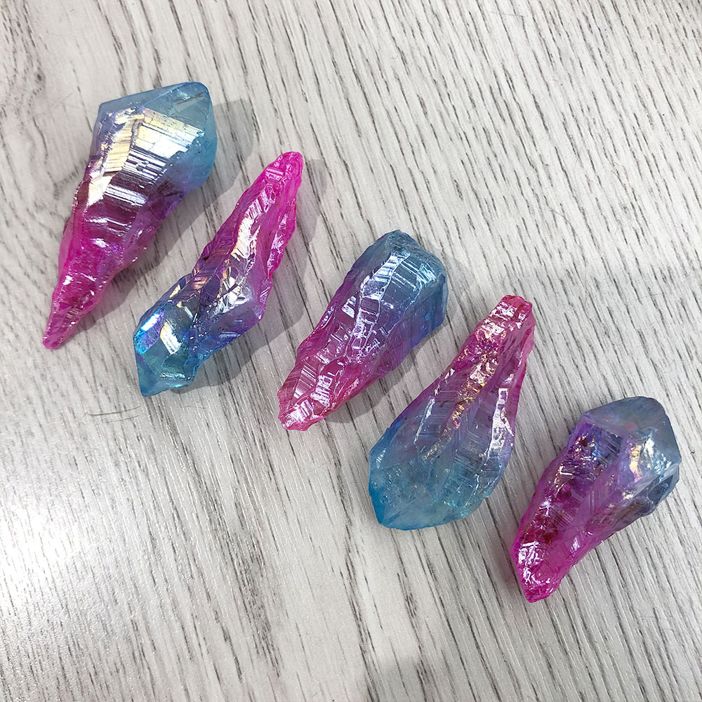 1 PC สุ่ม Electroplated สีชมพู - Marine Aquarium Aquascape บทวิจารณ์และราคา