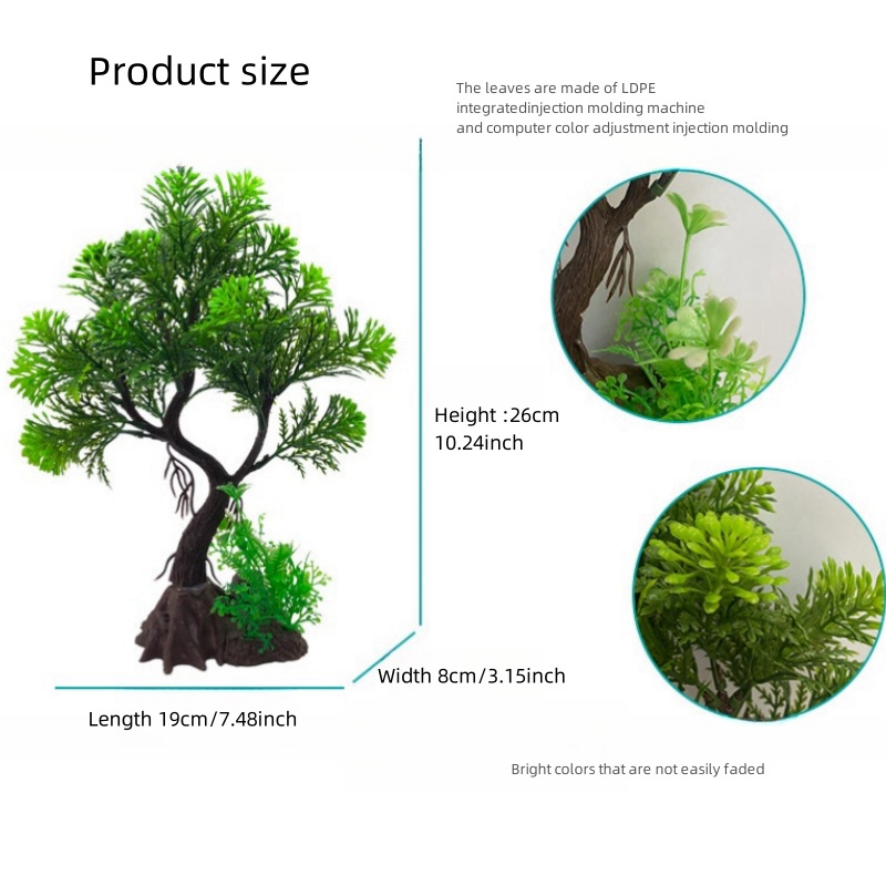ต้นไม้ประดิษฐ์ตกแต่งตู้ปลา DIY - Marine Aquarium Aquascape บทวิจารณ์และราคา