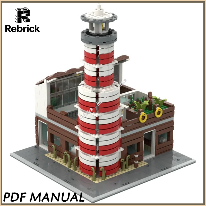 โมเดลอาคารบล็อกตัวต่อ MOC ตู้ป - Marine Aquarium Exhibition บทวิจารณ์และราคา