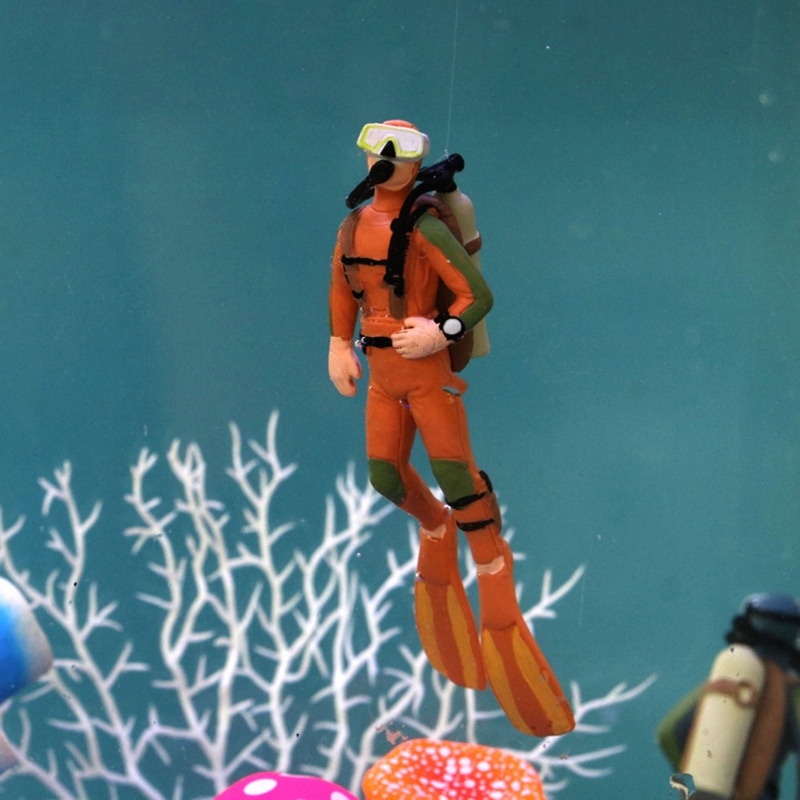 Aquarium DIVER ตกแต่งลอยเรซิ่น - Marine Aquarium Aquascape บทวิจารณ์และราคา